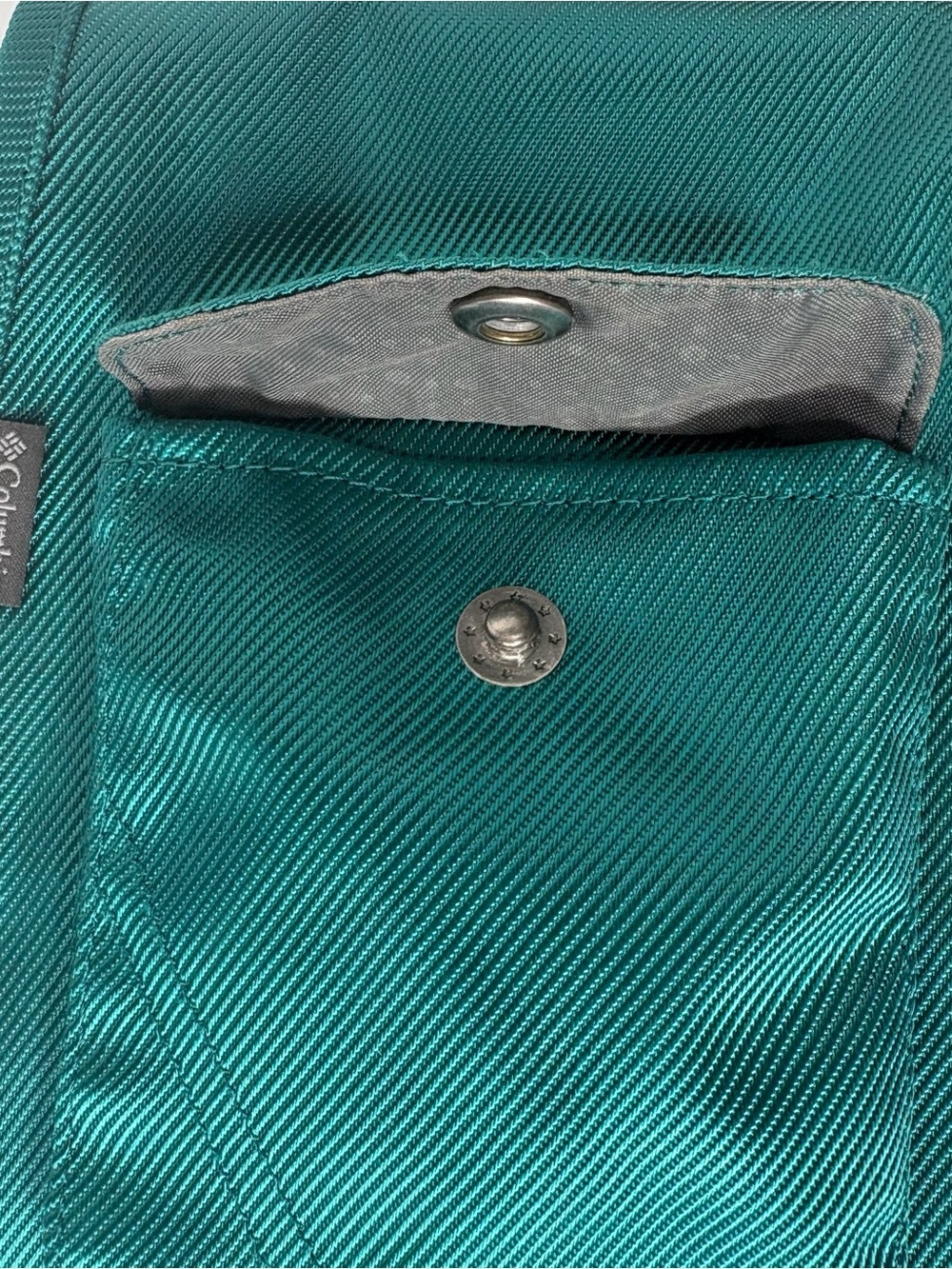 Columbia Azza II Crossbody Messenger Bag Small Teal Nylon Gorpcore Utility - Picture 7 of 8